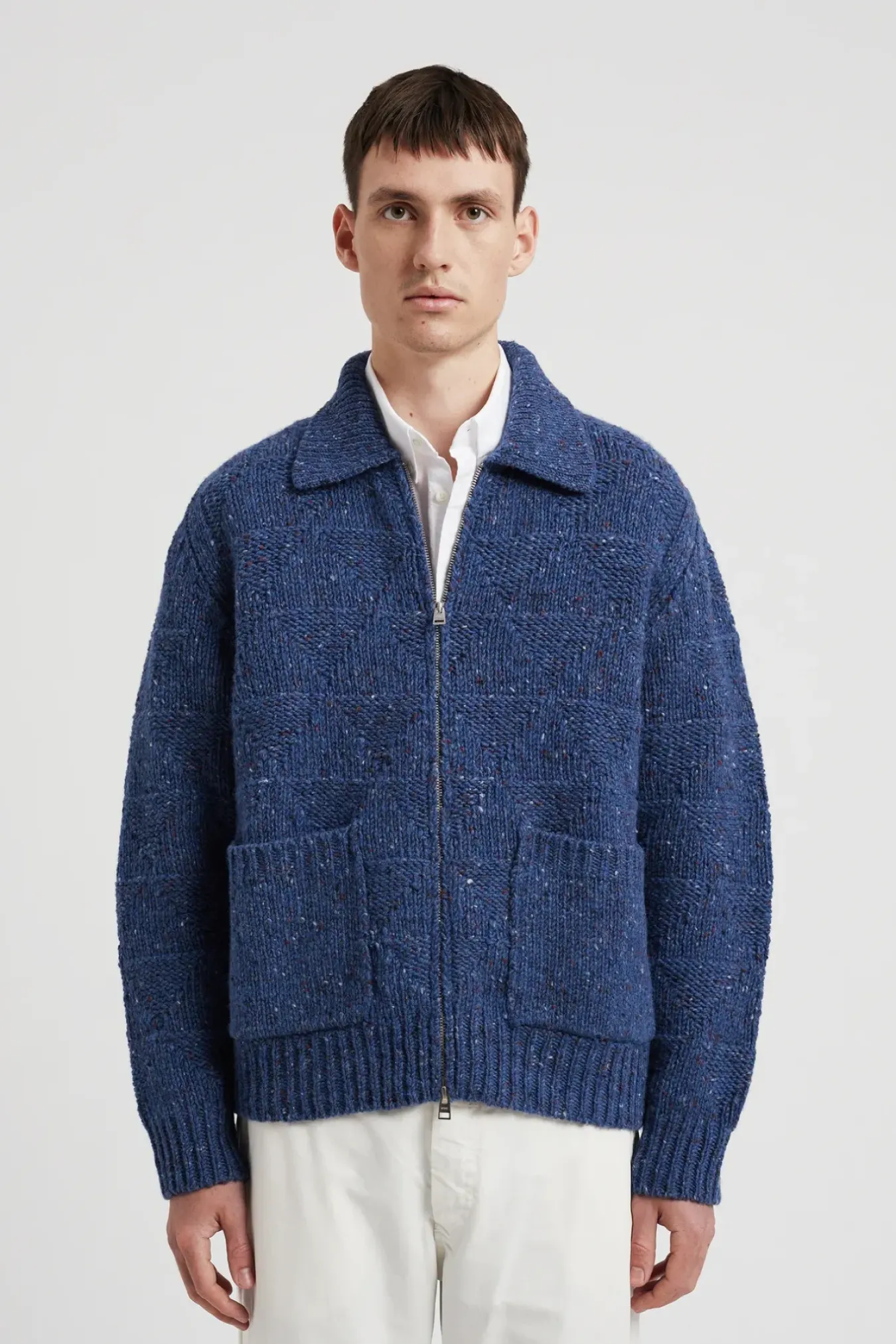 Norse Projects KNITWEAR>Erik Donegal Diamond Jacket