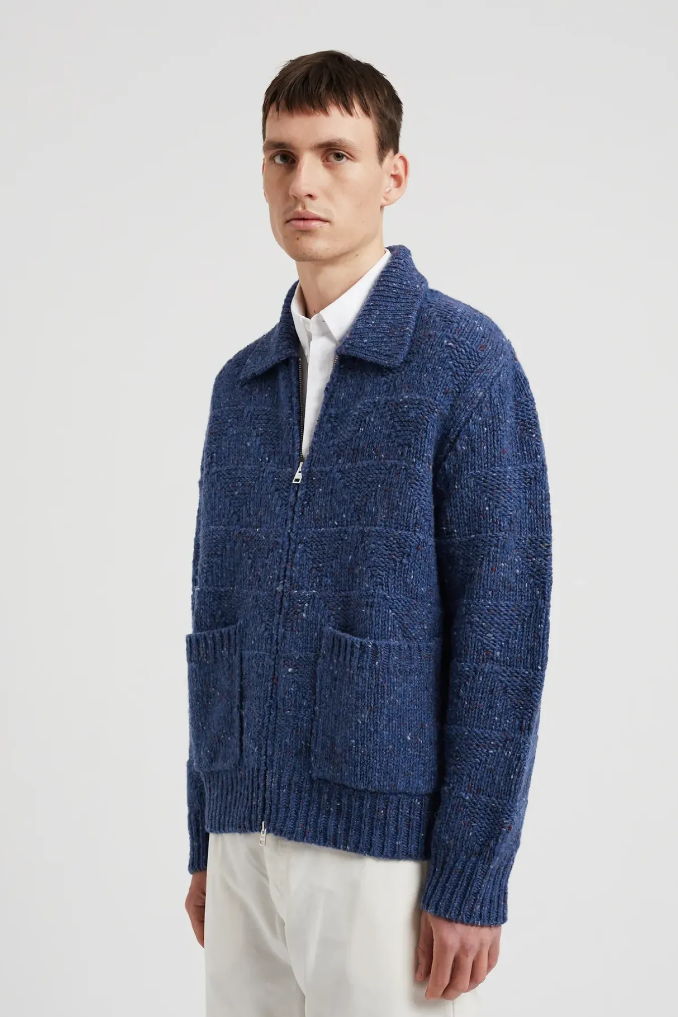 Norse Projects KNITWEAR>Erik Donegal Diamond Jacket