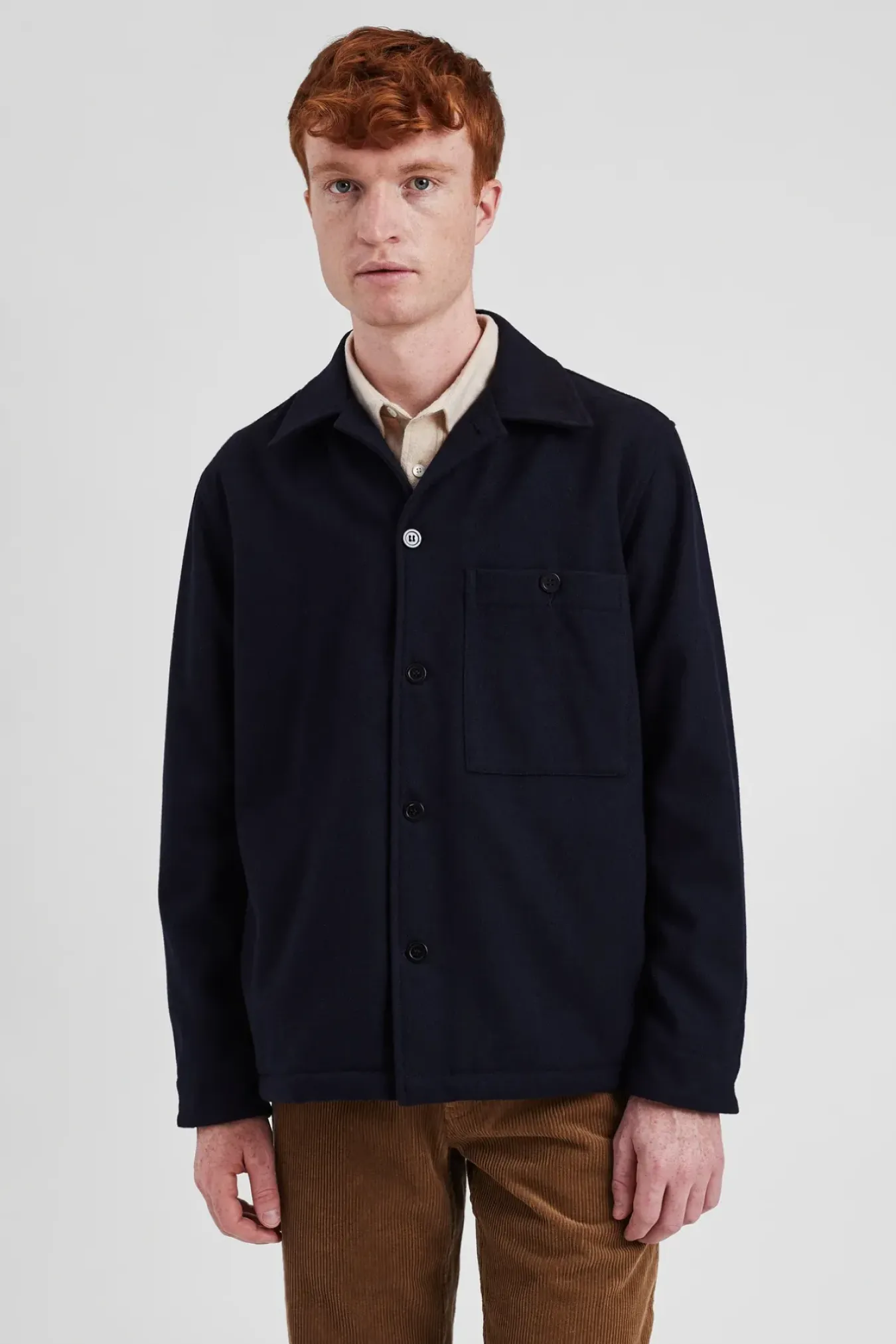 Norse Projects OVERSHIRTS>Folke Wool Overshirt