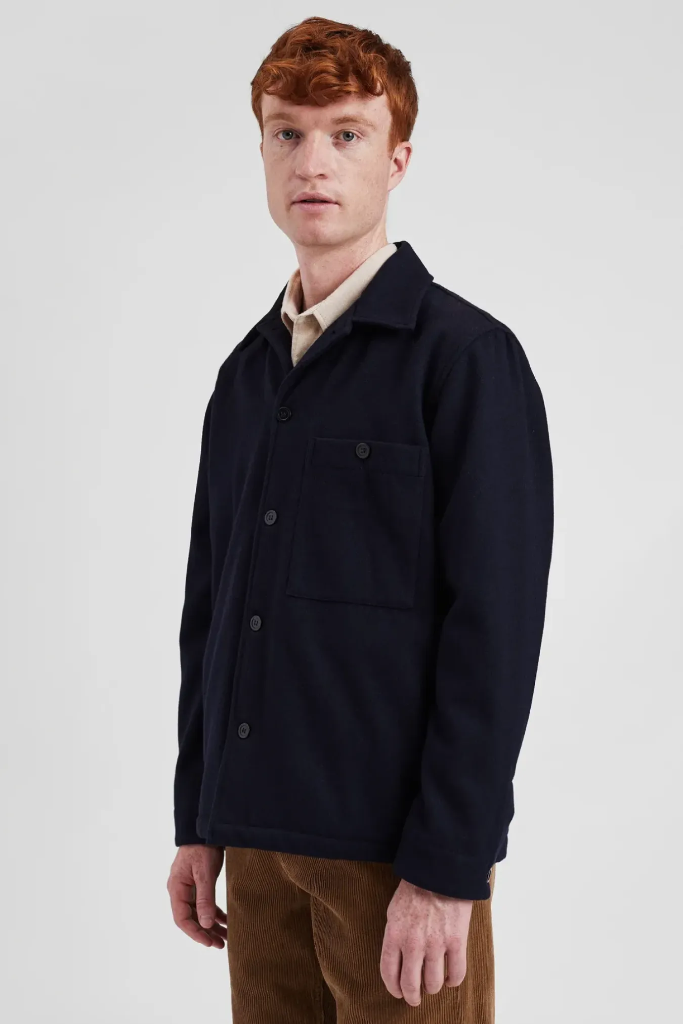 Norse Projects OVERSHIRTS>Folke Wool Overshirt