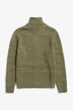 Norse Projects KNITWEAR>Hagen Wool Cotton Rib Full Zip Jacket