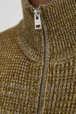 Norse Projects KNITWEAR>Hagen Wool Cotton Rib Full Zip Jacket