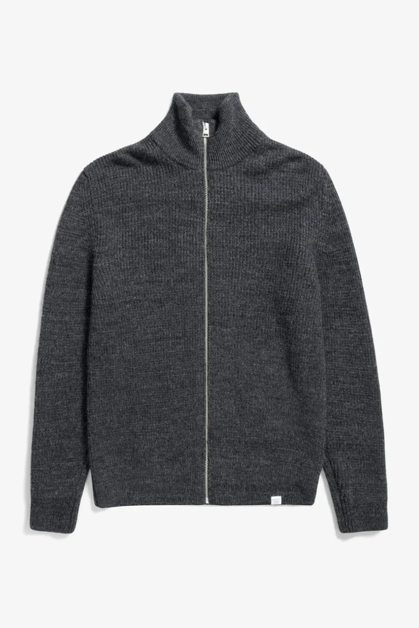Norse Projects KNITWEAR>Hagen Wool Cotton Rib Full Zip Jacket