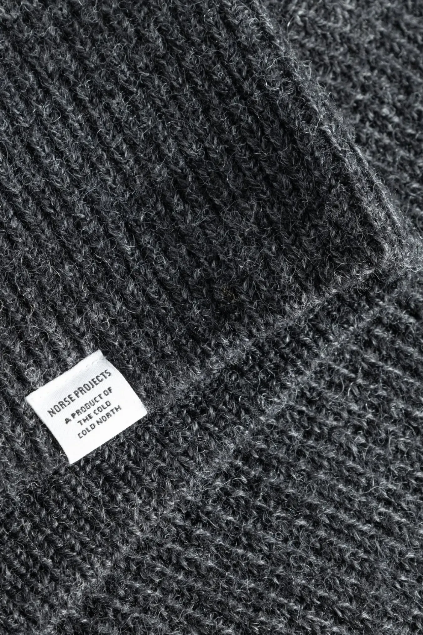 Norse Projects KNITWEAR>Hagen Wool Cotton Rib Full Zip Jacket