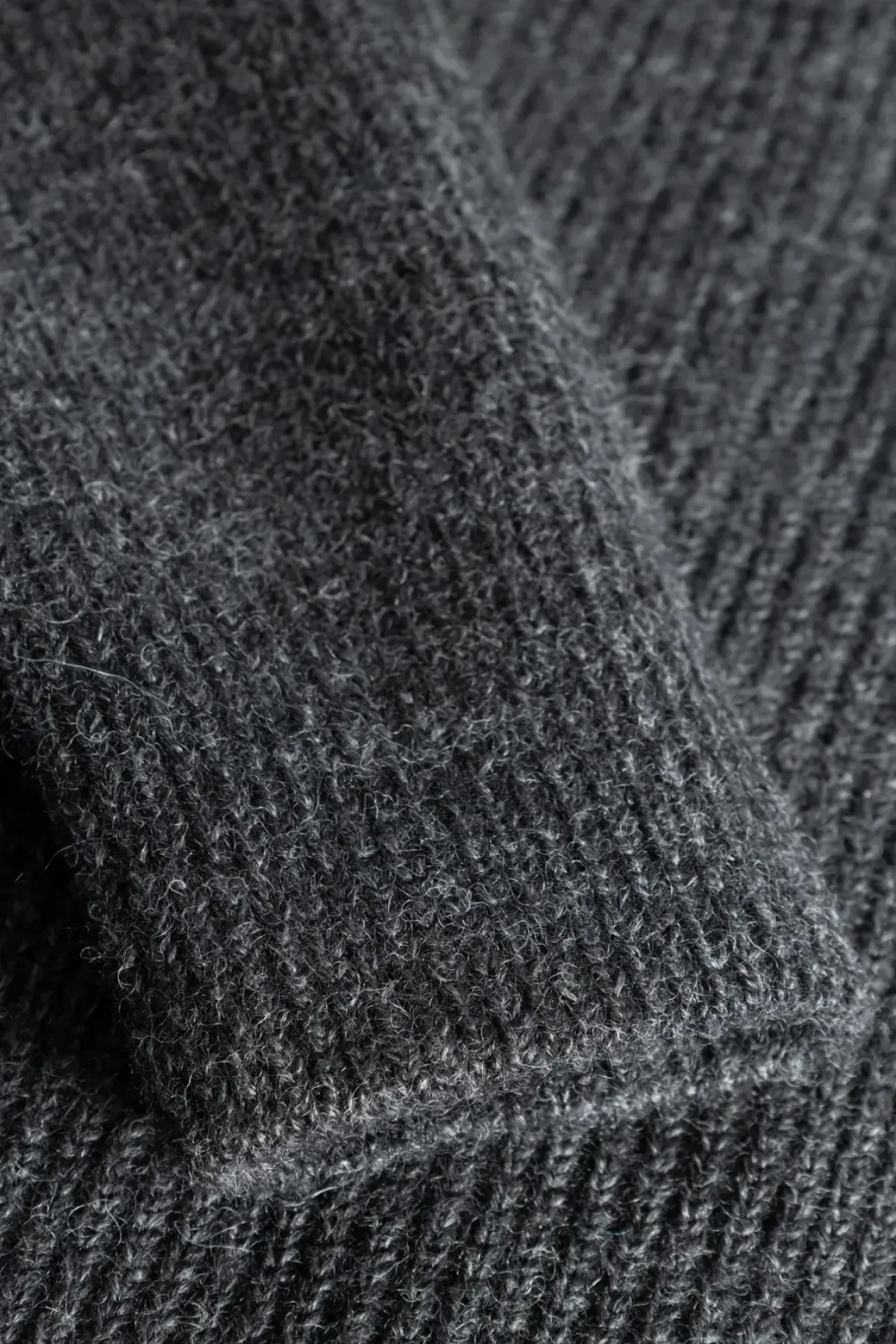 Norse Projects KNITWEAR>Hagen Wool Cotton Rib Full Zip Jacket