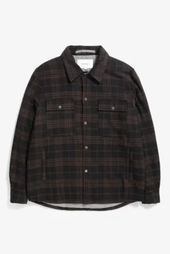 Norse Projects OVERSHIRTS>Hjalmer Insulated Wool Check Overshirt
