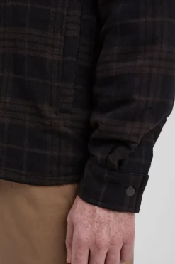 Norse Projects OVERSHIRTS>Hjalmer Insulated Wool Check Overshirt