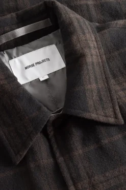 Norse Projects OVERSHIRTS>Hjalmer Insulated Wool Check Overshirt