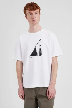 Norse Projects T-SHIRTS>Holger Organic Interlock Hide Print T-Shirt