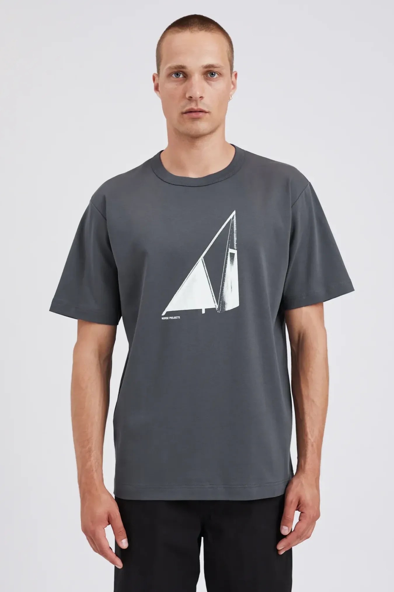 Norse Projects T-SHIRTS>Holger Organic Interlock Hide Print T-Shirt