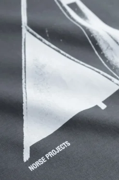 Norse Projects T-SHIRTS>Holger Organic Interlock Hide Print T-Shirt