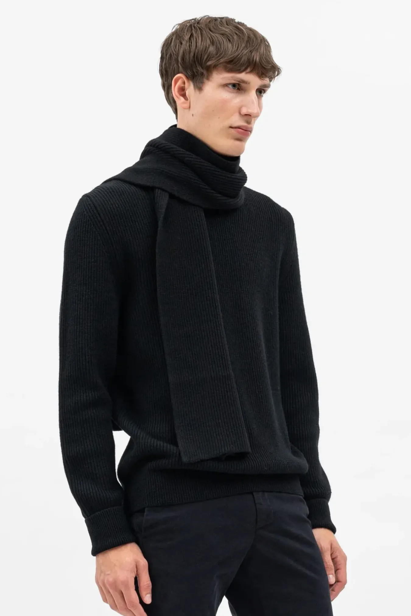 Norse Projects ACCESSORIES>Jannik Merino Rib Scarf