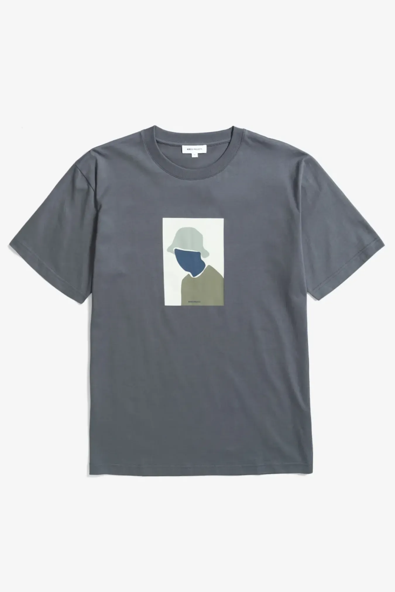 Norse Projects T-SHIRTS>Johannes Organic Bucket Hat Print T-shirt