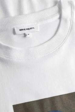 Norse Projects T-SHIRTS>Johannes Organic Cap Print T-shirt