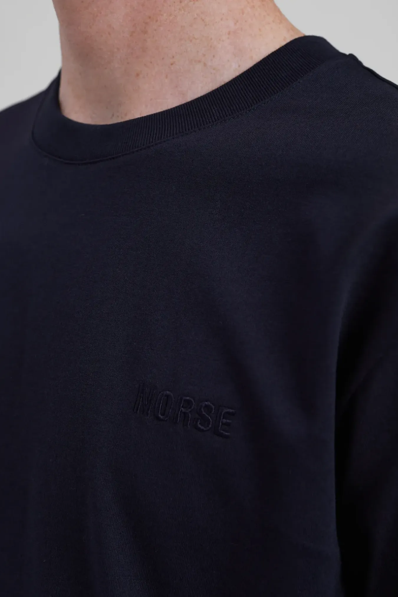 Norse Projects T-SHIRTS>Johannes Organic NORSE Logo T-shirt