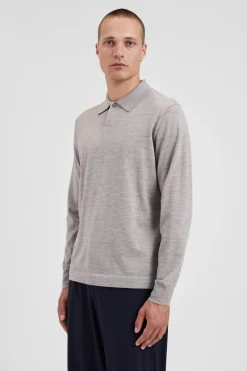 Norse Projects KNITWEAR>Jon Tech Merino LS Polo