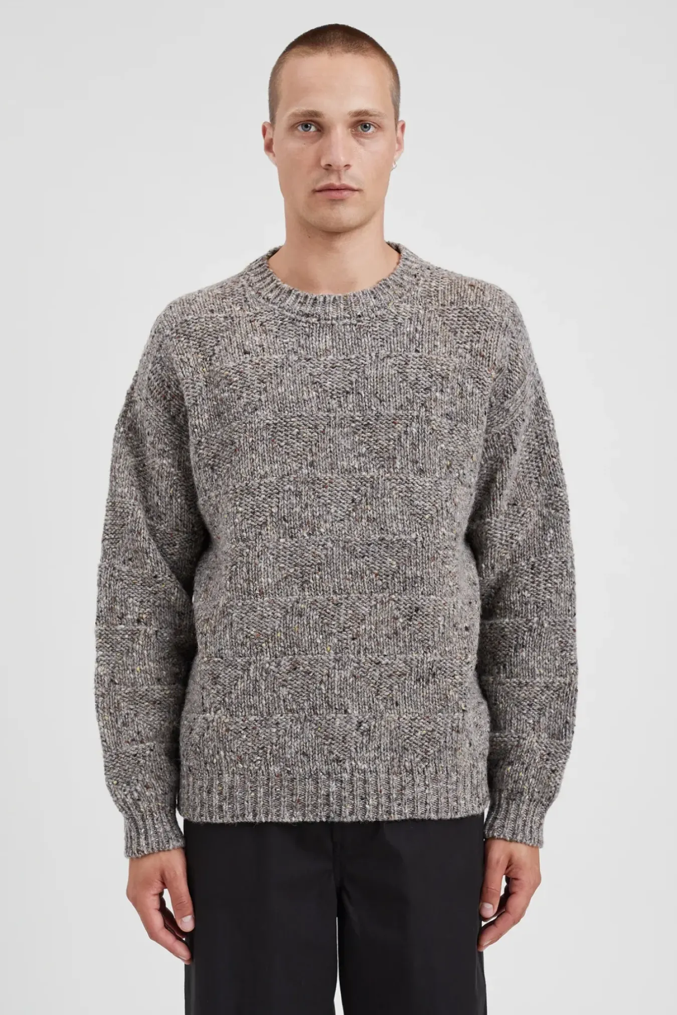 Norse Projects KNITWEAR>Jonas Donegal Diamond Sweater