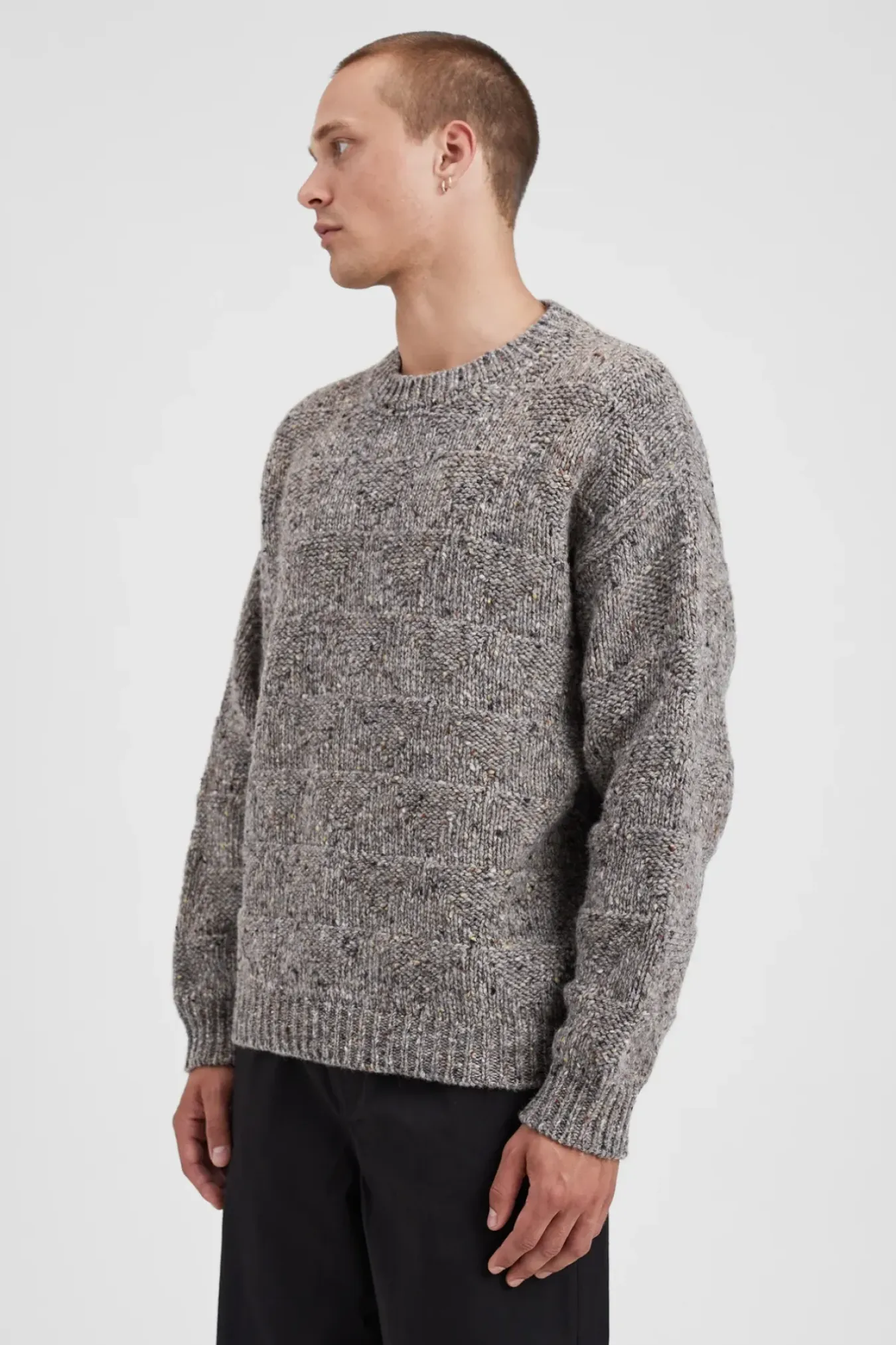 Norse Projects KNITWEAR>Jonas Donegal Diamond Sweater