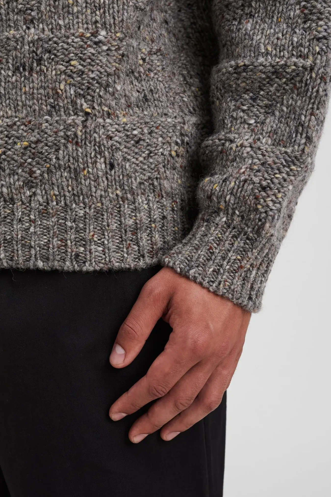 Norse Projects KNITWEAR>Jonas Donegal Diamond Sweater