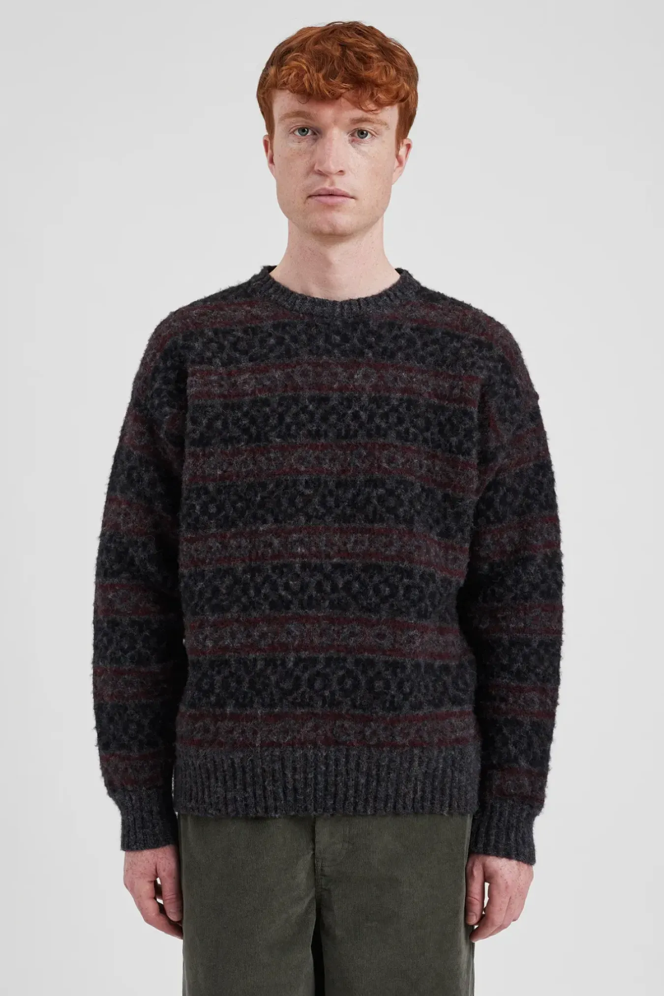 Norse Projects KNITWEAR>Jonas Scottish Lambswool Fair Isle Sweater