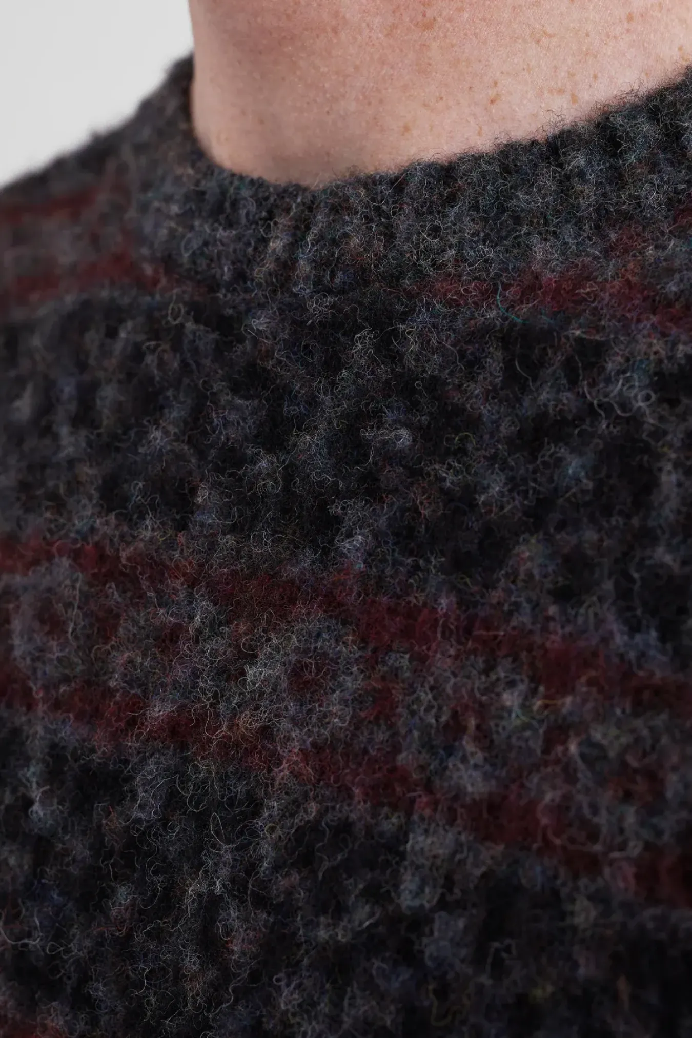 Norse Projects KNITWEAR>Jonas Scottish Lambswool Fair Isle Sweater
