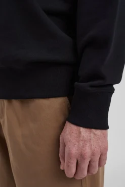 Norse Projects SWEATSHIRTS>Ketel Relaxed Organic NORSE Logo Half Zip
