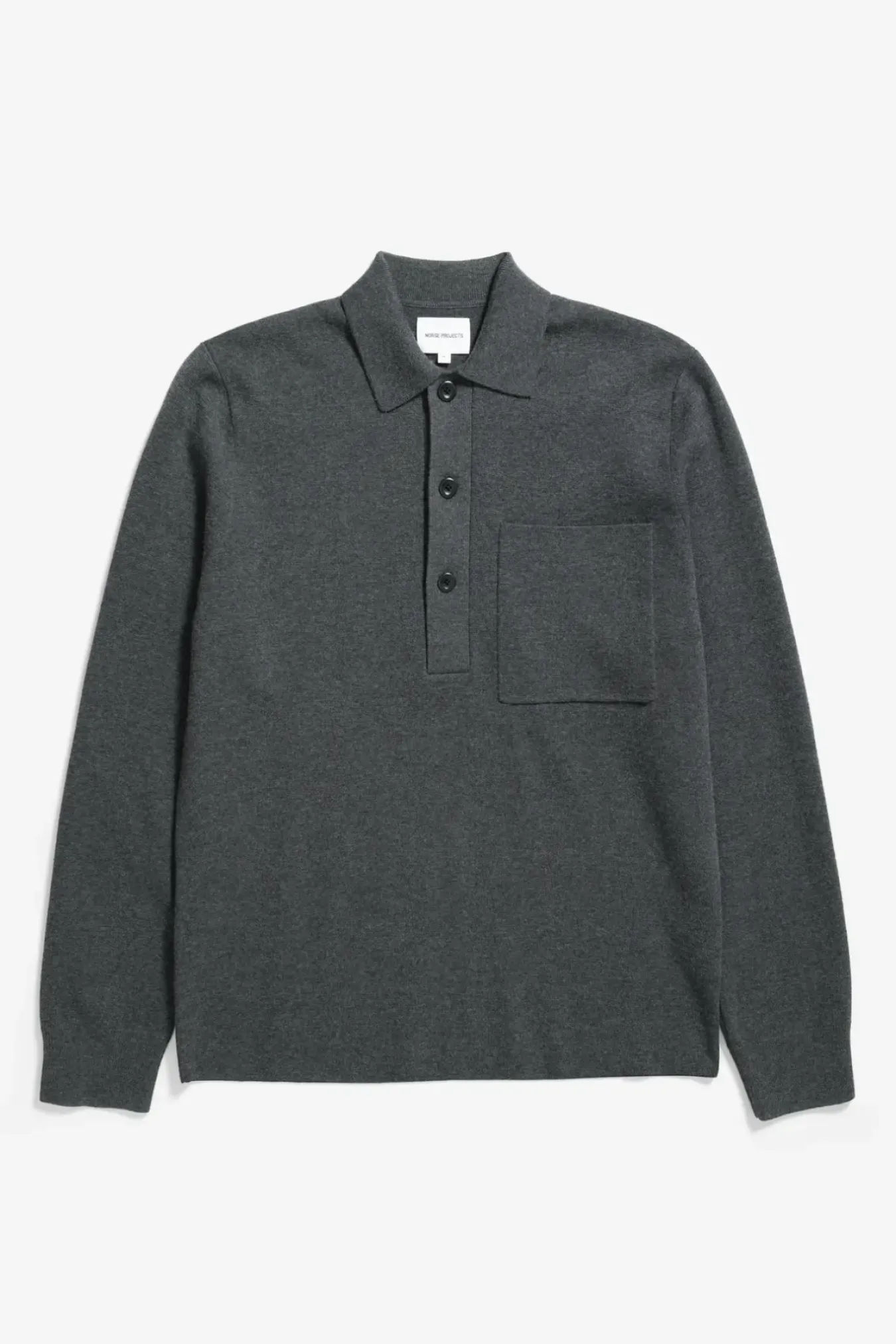 Norse Projects KNITWEAR>Kian Merino Cotton Milano Polo