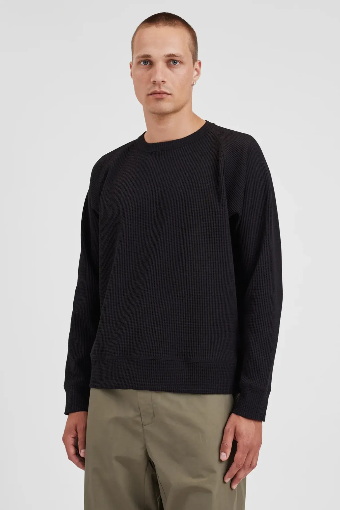 Norse Projects SWEATSHIRTS>Kristian Relaxed Tech Waffle Sweater