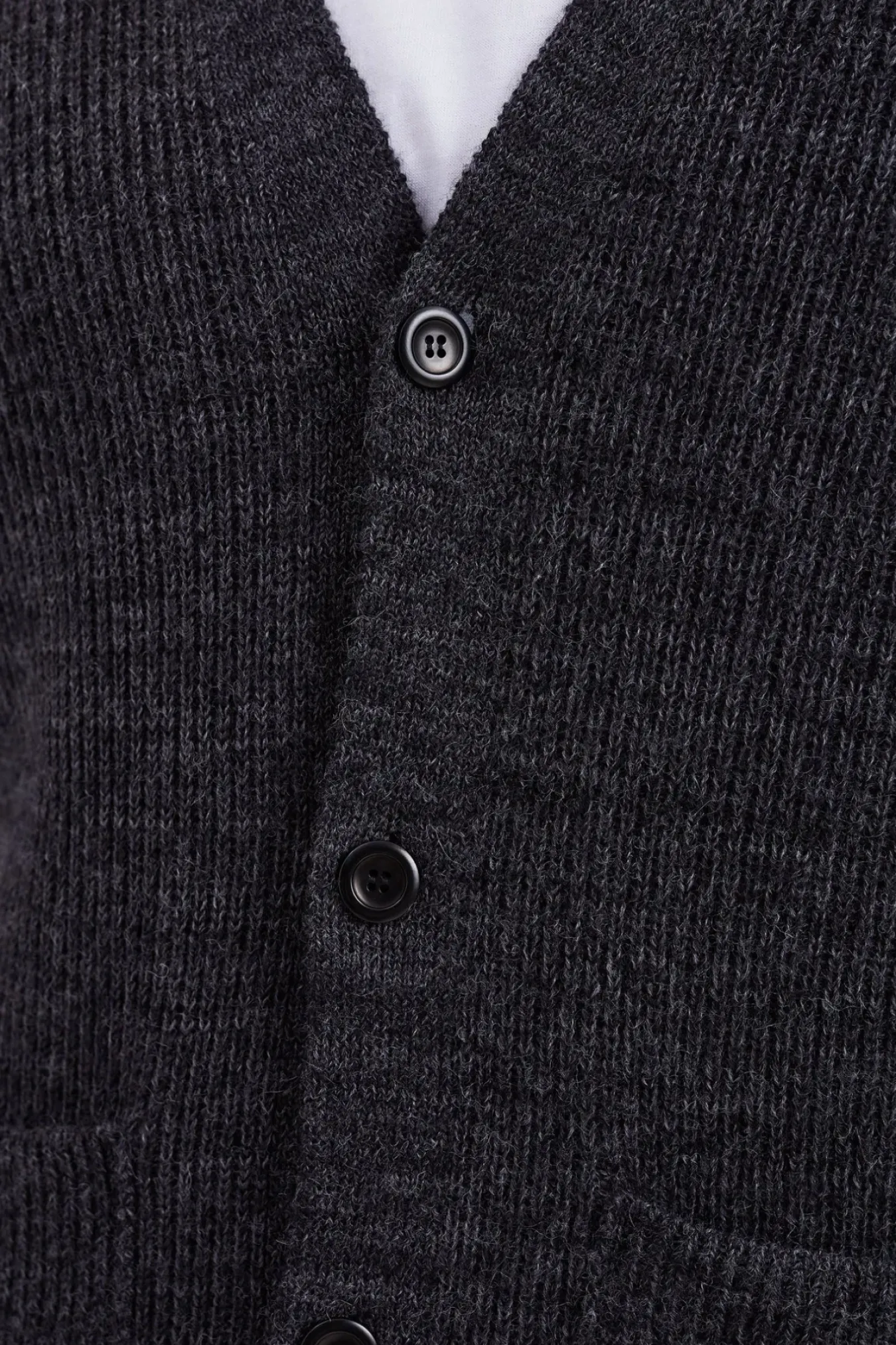 Norse Projects KNITWEAR>Loki Wool Cotton Rib Cardigan