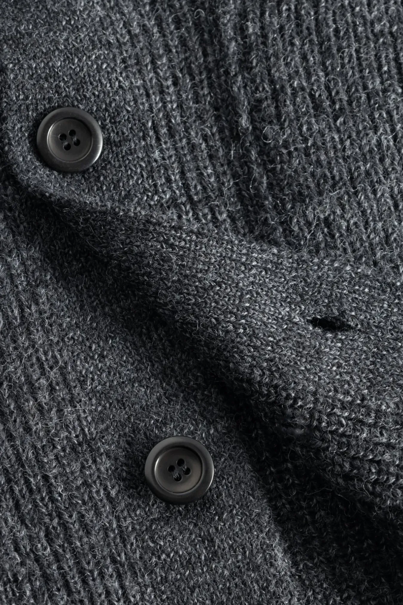 Norse Projects KNITWEAR>Loki Wool Cotton Rib Cardigan