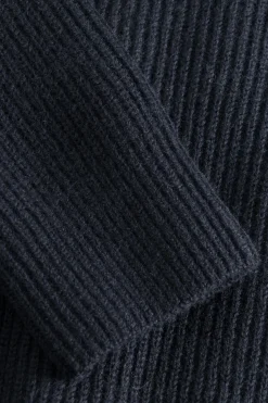 Norse Projects KNITWEAR>Loki Wool Cotton Rib Cardigan