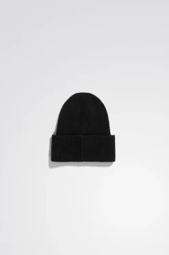 Norse Projects BEANIES>Merino Lambswool Rib N Logo Beanie