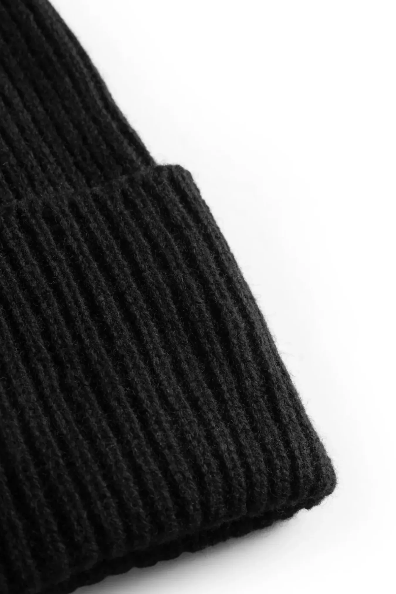 Norse Projects BEANIES>Merino Lambswool Rib N Logo Beanie