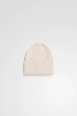 Norse Projects BEANIES>Merino Lambswool Rib N Logo Beanie