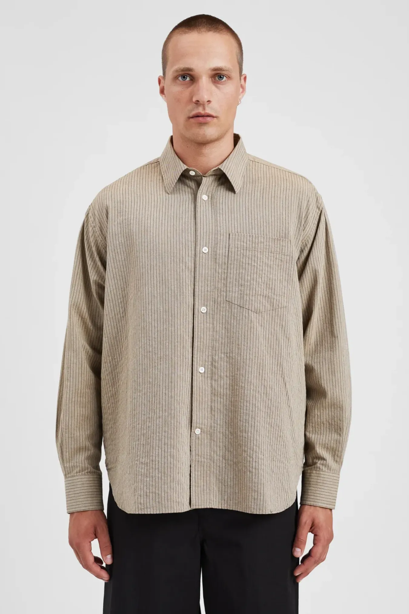 Norse Projects SHIRTING>Mo Oversized Striped Shirt