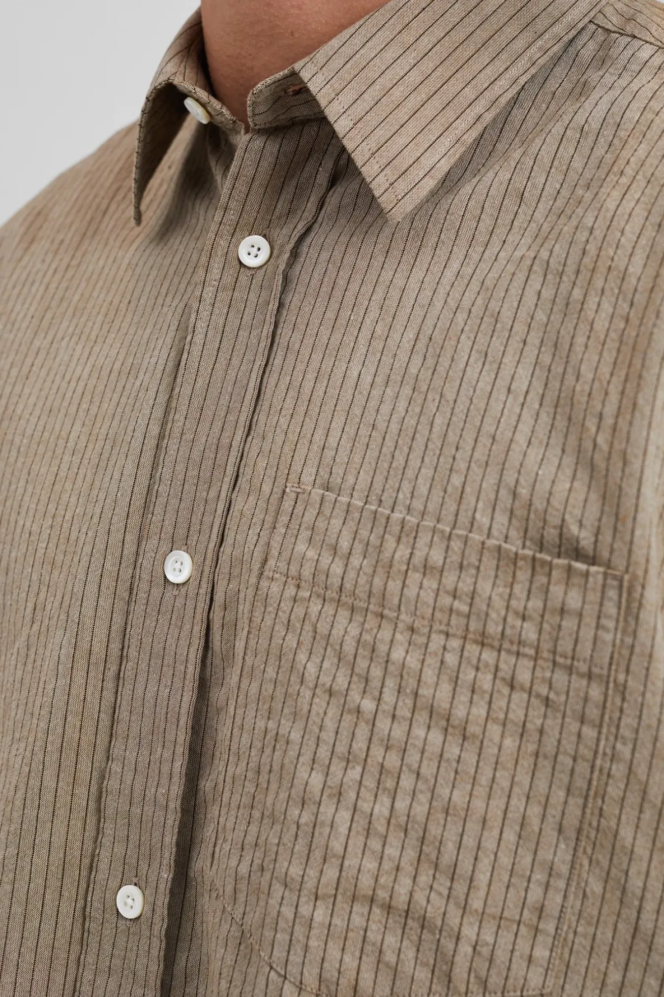 Norse Projects SHIRTING>Mo Oversized Striped Shirt