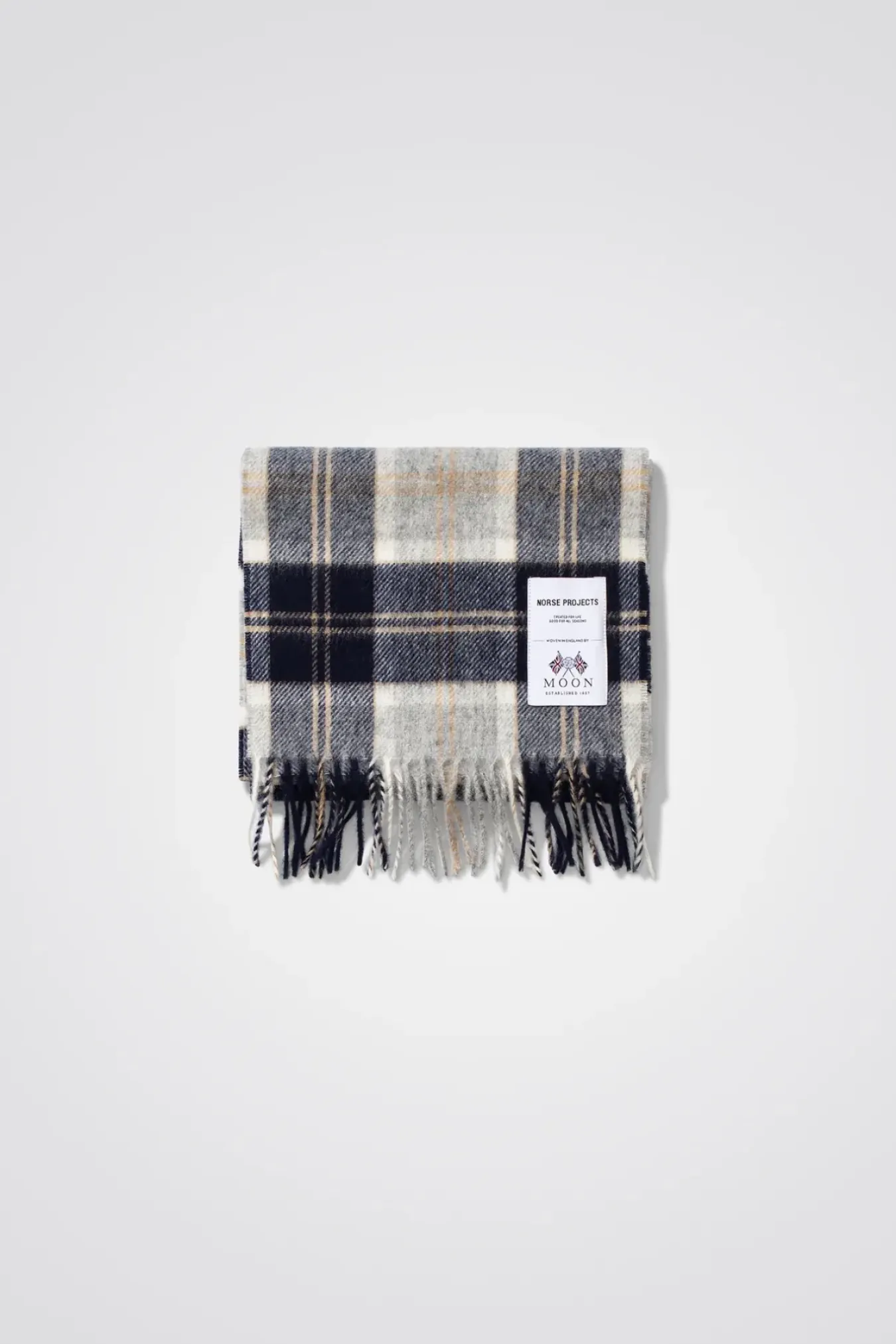 Norse Projects ACCESSORIES>Moon Checked Lambswool Scarf