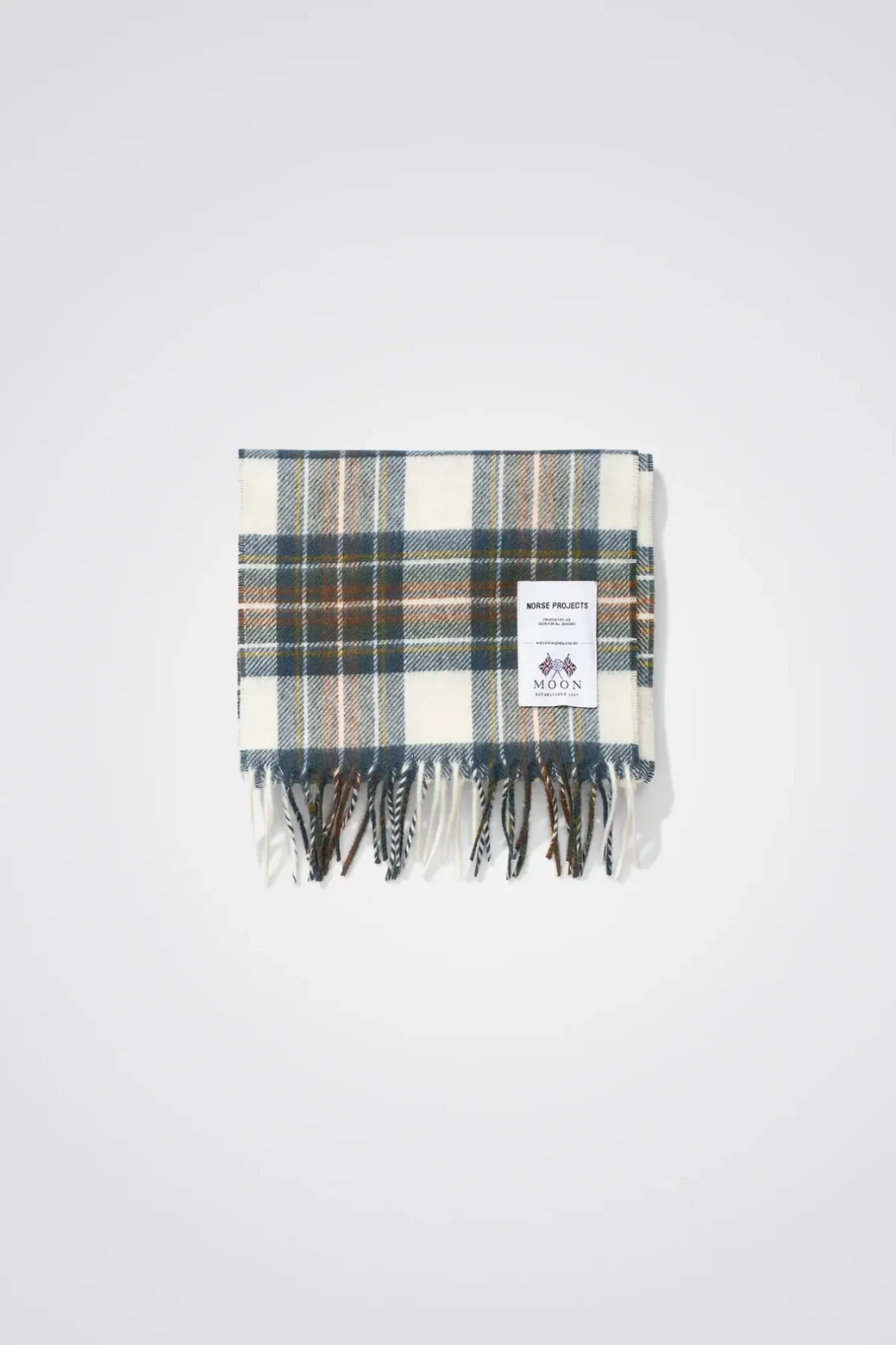 Norse Projects ACCESSORIES>Moon Checked Lambswool Scarf