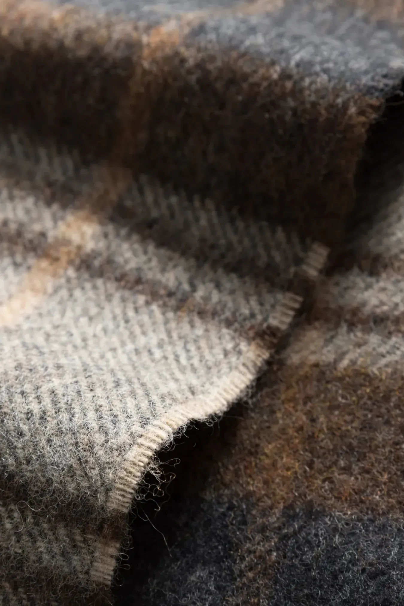 Norse Projects ACCESSORIES>Moon Checked Merino Lambswool Scarf