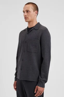 Norse Projects KNITWEAR>Nicolai Merino Cotton Milano Jacket