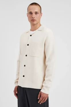 Norse Projects KNITWEAR>Nicolai Merino Cotton Milano Jacket