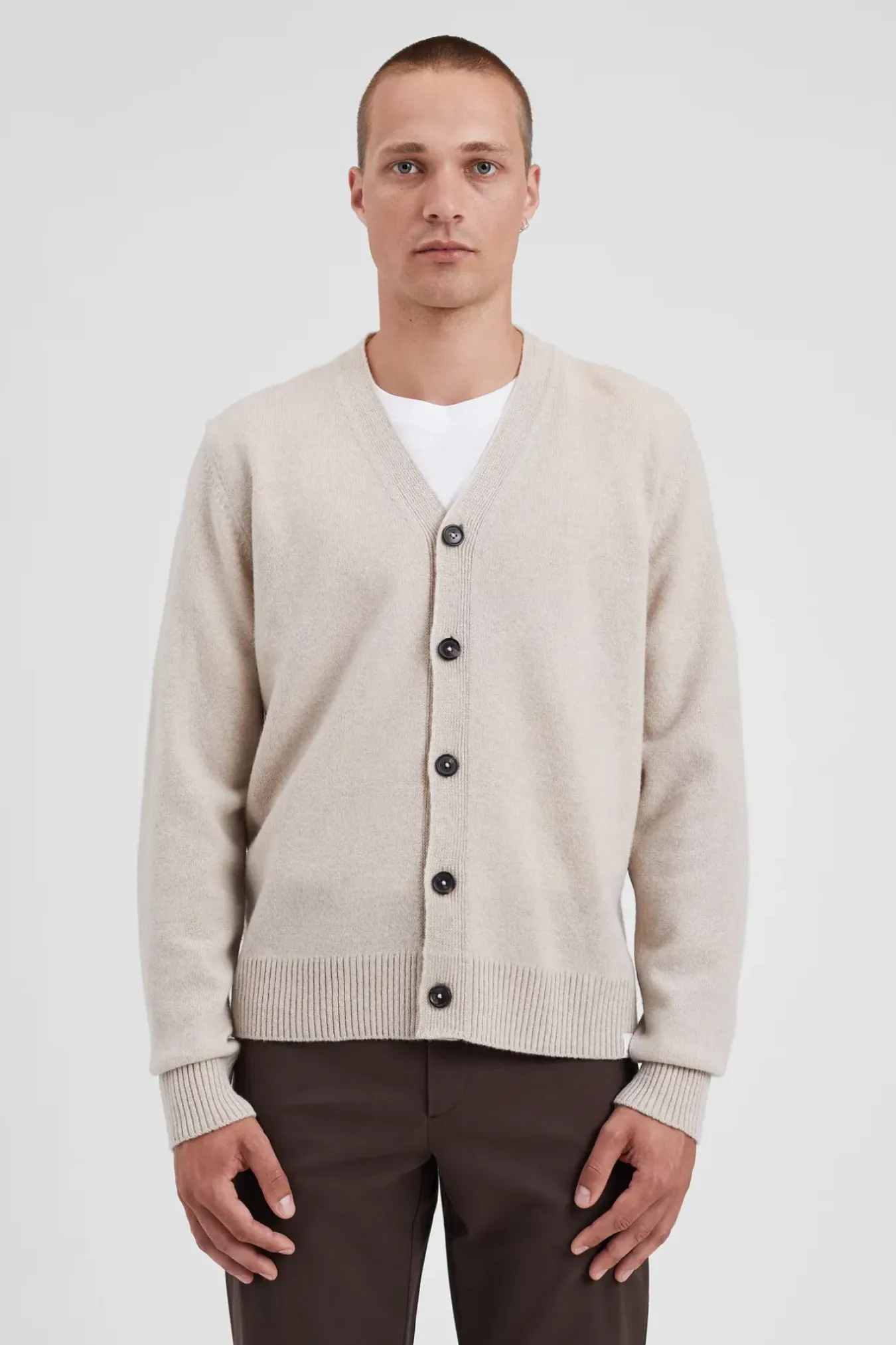 Norse Projects KNITWEAR>Norse Standard Merino Lambswool Cardigan