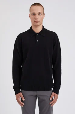Norse Projects KNITWEAR>Norse Standard Merino Lambswool Polo