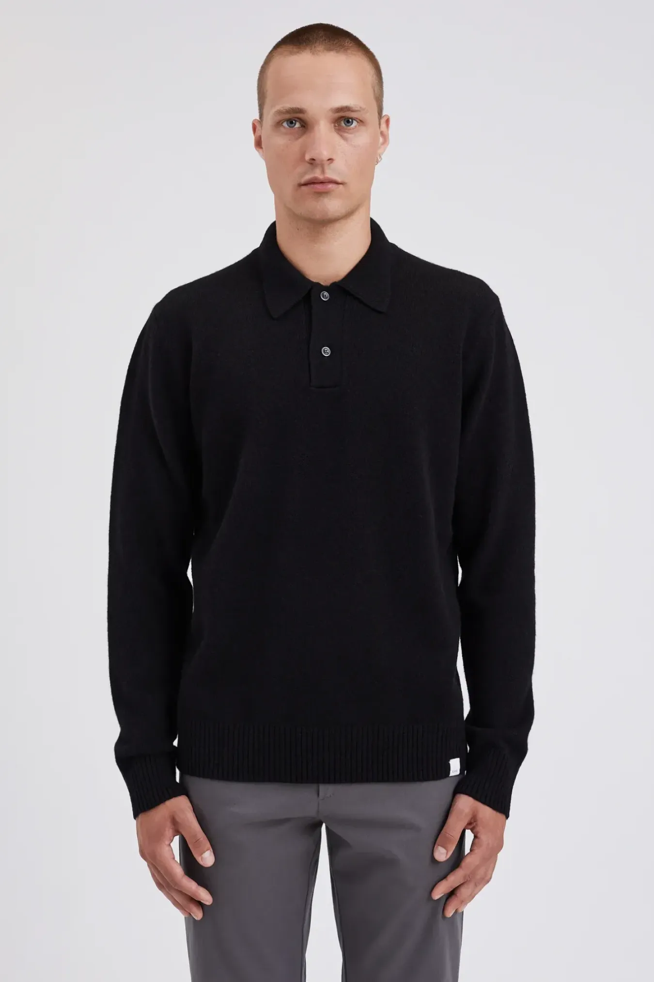 Norse Projects KNITWEAR>Norse Standard Merino Lambswool Polo
