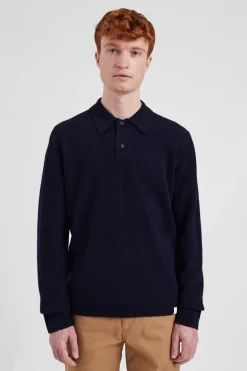 Norse Projects KNITWEAR>Norse Standard Merino Lambswool Polo