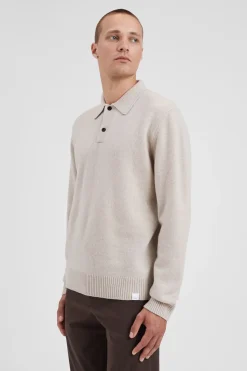 Norse Projects KNITWEAR>Norse Standard Merino Lambswool Polo