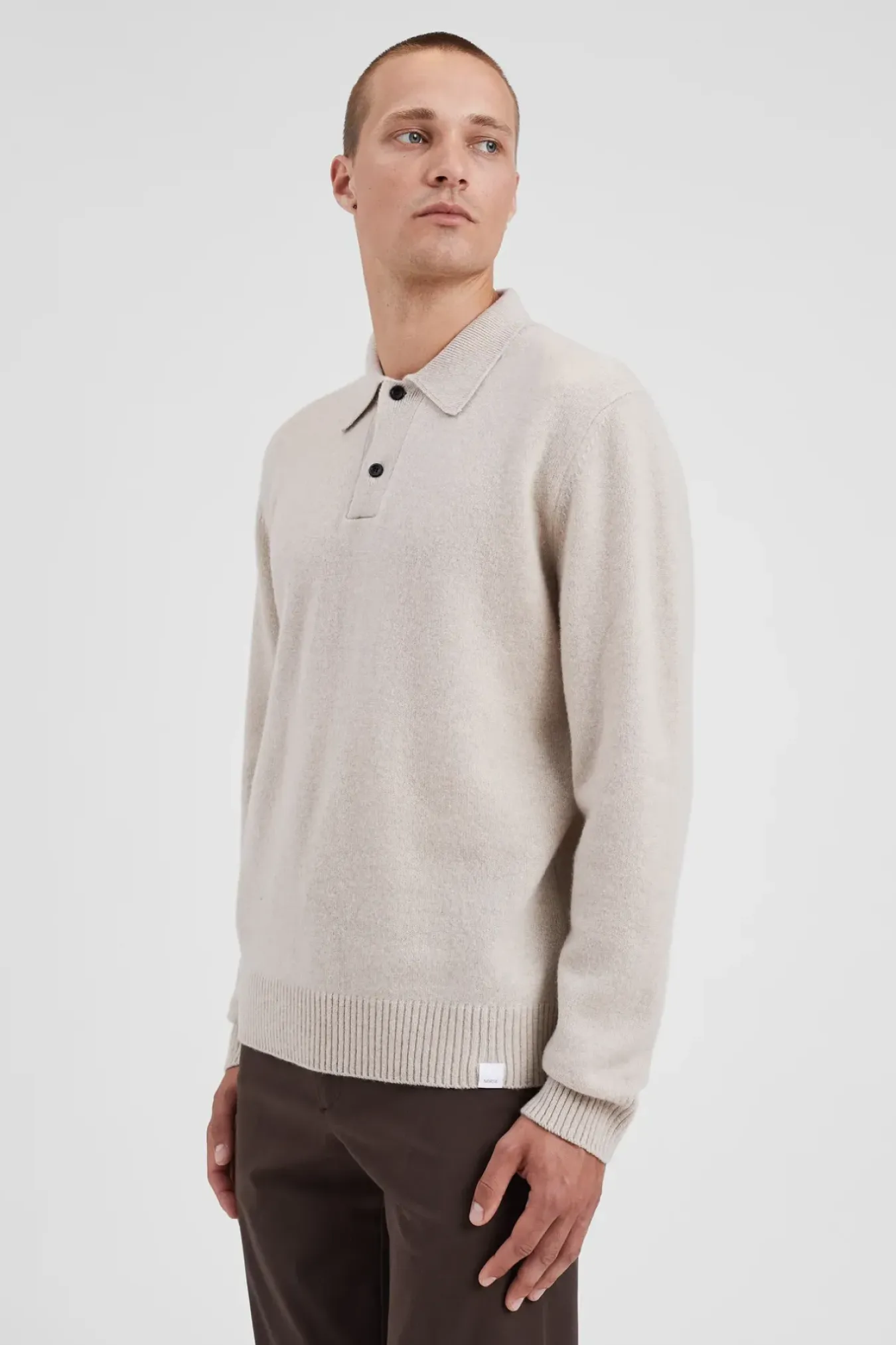 Norse Projects KNITWEAR>Norse Standard Merino Lambswool Polo