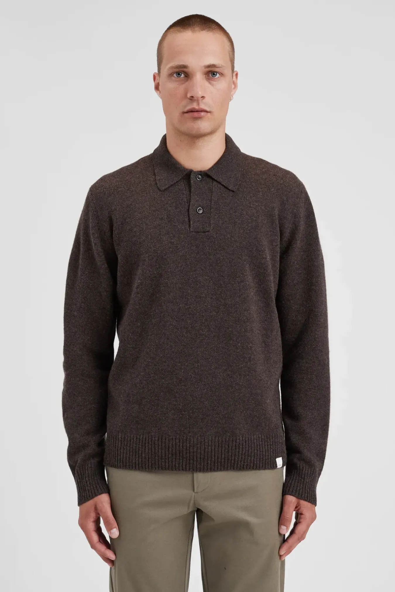 Norse Projects KNITWEAR>Norse Standard Merino Lambswool Polo