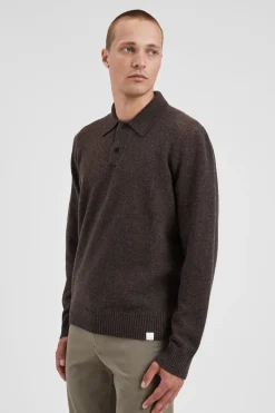 Norse Projects KNITWEAR>Norse Standard Merino Lambswool Polo