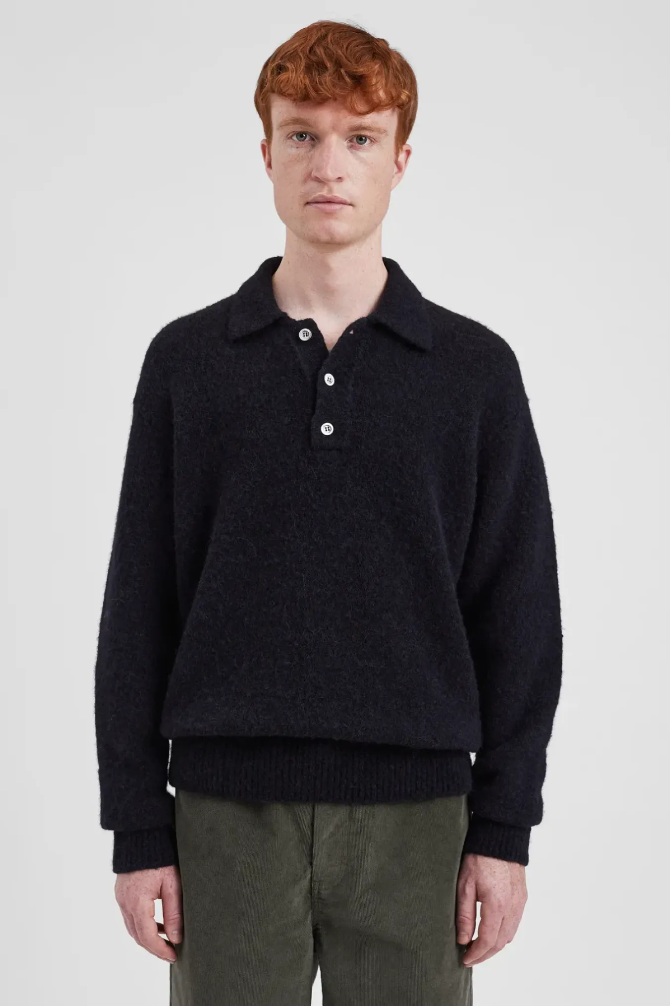 Norse Projects KNITWEAR>Rasmus Relaxed Brushed Polo